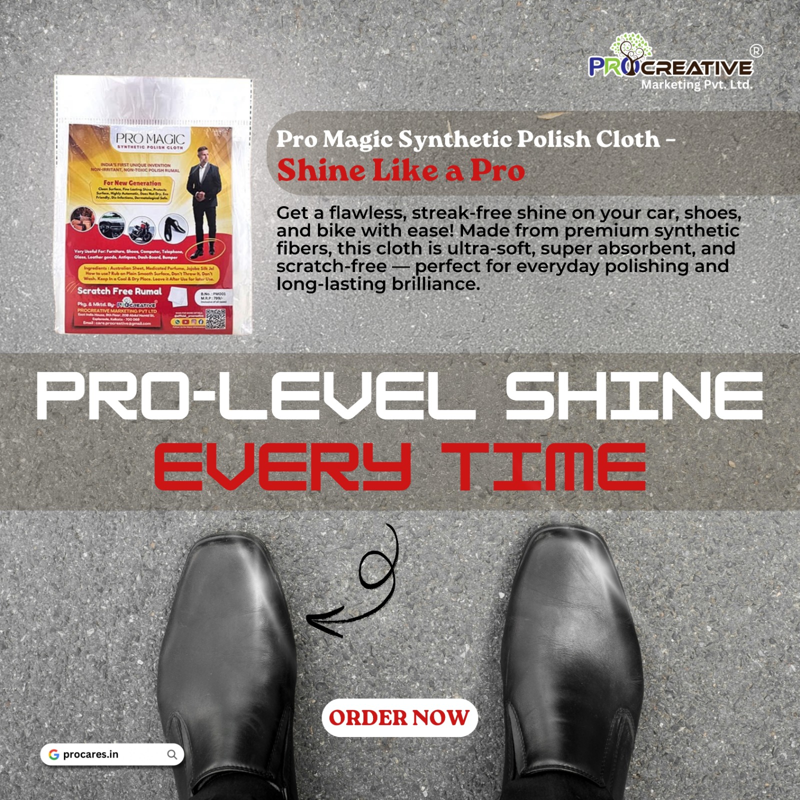 PRO MAGIC CLEANER (SYNTHETIC POLISH RUMAL)